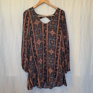 Altar’d State - Mosaic Long Sleeve Dress